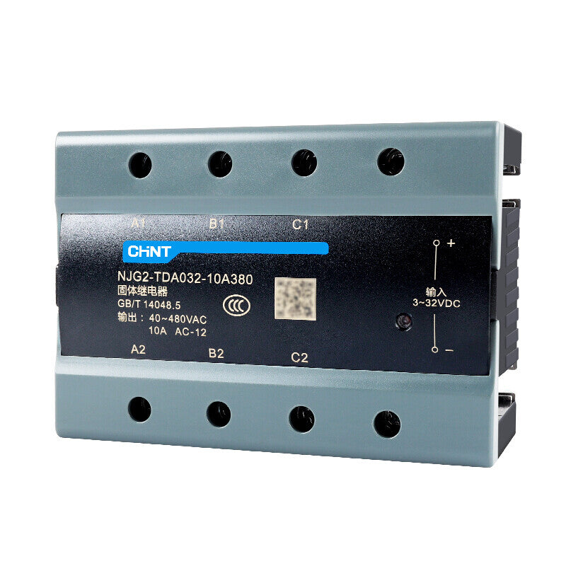 Chint (CHNT) NJG2-SDA032-15A380 three-phase solid state relay small DC control AC 15A