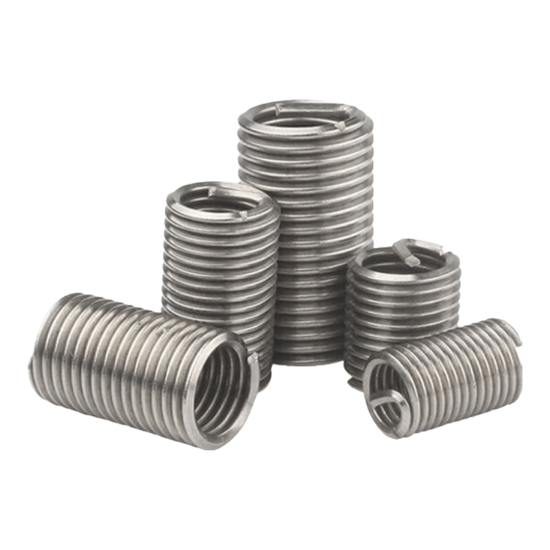 Winstein 304 Stainless Steel Threaded Insert (with tail) M8*3D (10 pieces) DIN8140 Thread Protection Insert Steel Wire Thread Insert WSX226