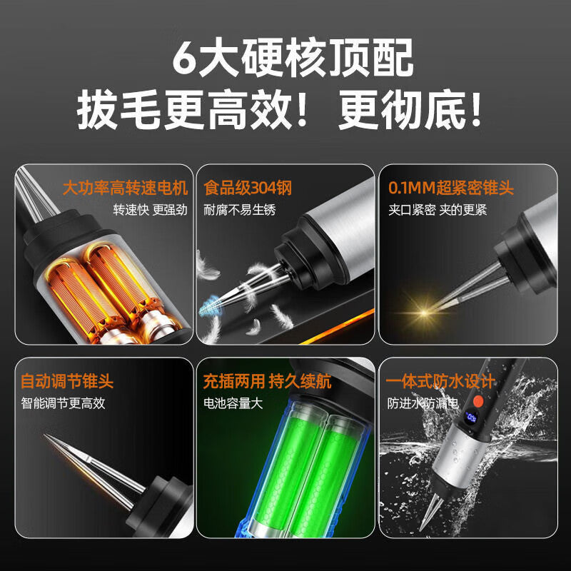 Factory No. 1 Poultry Plucking Machine, Fully Automatic Chicken, Duck, and Goose Feather Remover, Multifunctional Commercial Plucking Machine for Home Use and Duck Slaughter