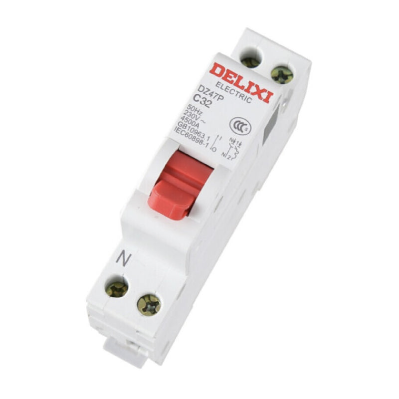 DELIXI DZ47PLE Circuit Breaker Air Switch 1P+N 16A