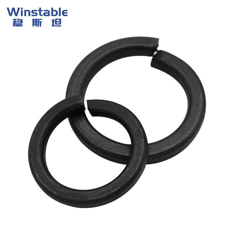 Winstein 8.8 grade blackened spring washers GB93-76 M4 (1000 pieces) Open-end thickened spring washers, screw washers WSX204