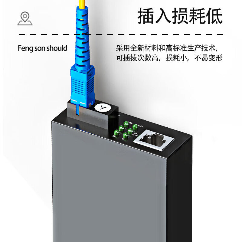 Fengyingzi Fiber Optic Patch Cord, Telecom Grade SC-LC Single-Mode Single-Core Pigtail, 5-meter Transceiver Pigtail, Data Center Fiber Optic Cable FYZ-GT133L