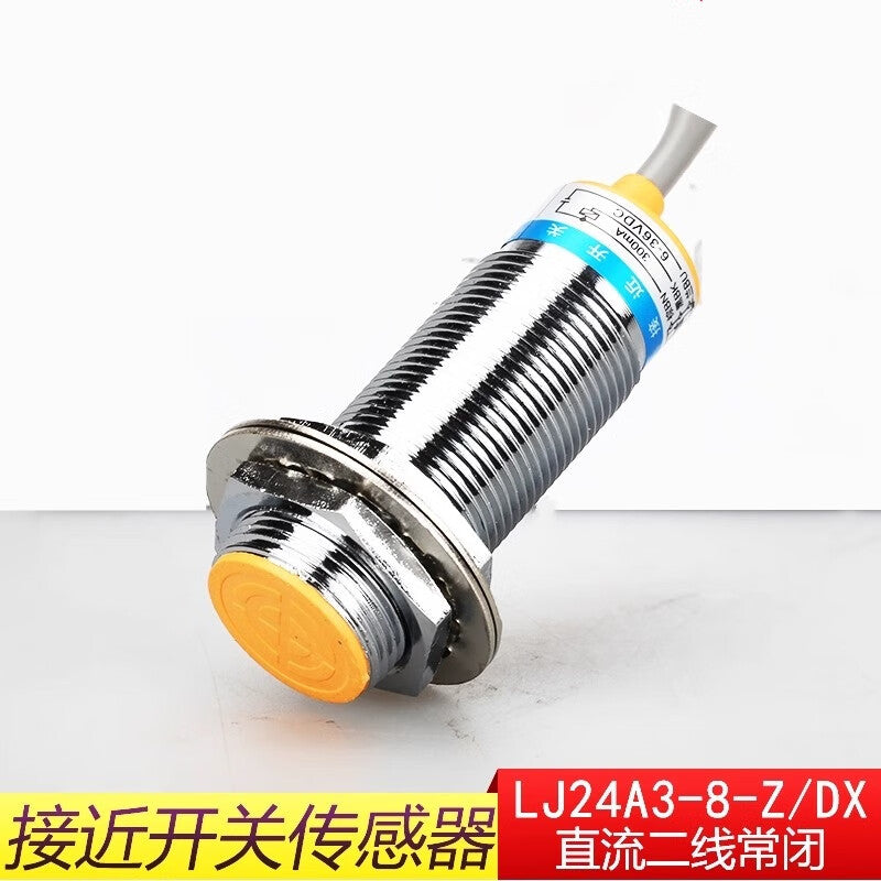 Xinkaichen proximity switch LJ24A3-10-Z/DX DC two-wire normally closed M24 metal sensor 12V 24V 36V (2 pieces)