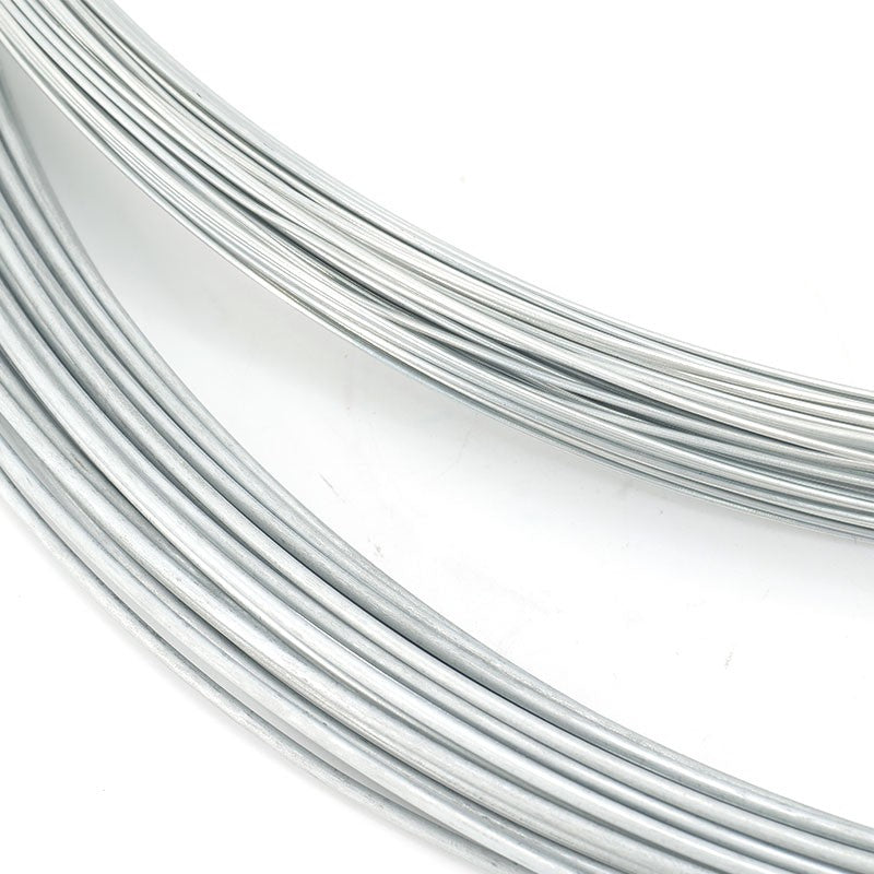 Bingyu BY-799 Galvanized Iron Wire for Industrial Use, Construction Wire Binding Straps, 14#, 2.2mm Thickness, 30kg, Approx. 1006 Meters