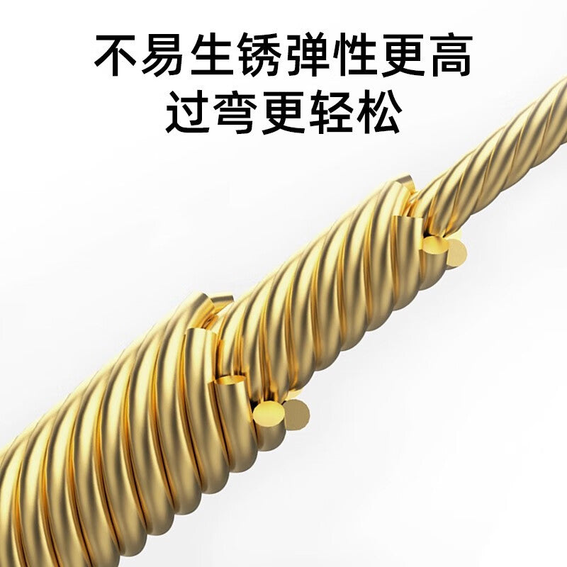 Meipai's new spring-loaded wire threader, electrician's wire threader, network cable threader, steel wire guide.