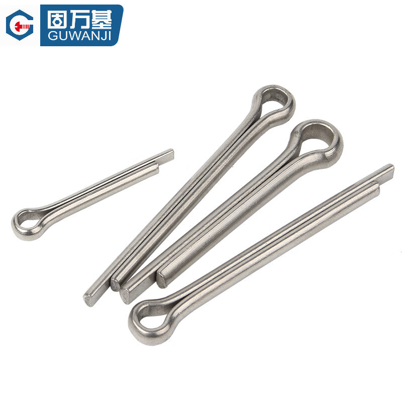 GUWANJI Cotter Pins, 304 Stainless Steel, Locating Pins, Elastic Clamping Pins, Hairpins, M2x16 [500 pieces/pack]