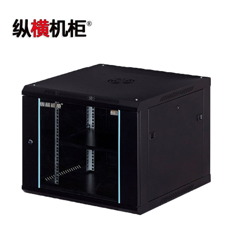 Z1 6609 9U Wall-Mounted Network Cabinet - 600x600x500mm, Black