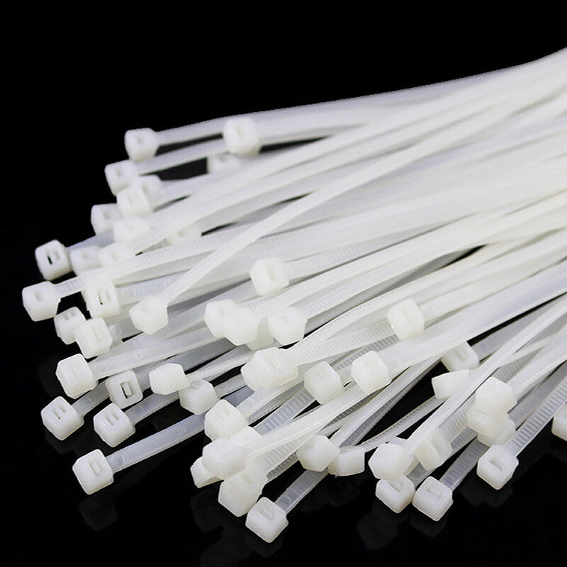 Deqi Self-Locking Nylon Cable Ties, Multi-functional Cable Ties, Wire Binding Ties, Cable Management Ties, Multi-purpose Cable Ties, 4*250mm wide, 3.6mm/250 ties