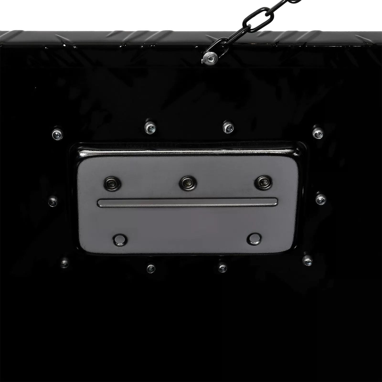 39"*13"*10" ALUMINUM PICKUP TRUCK TRUNK BED TOOL BOX TRAILER STORAGE BLACK [10]