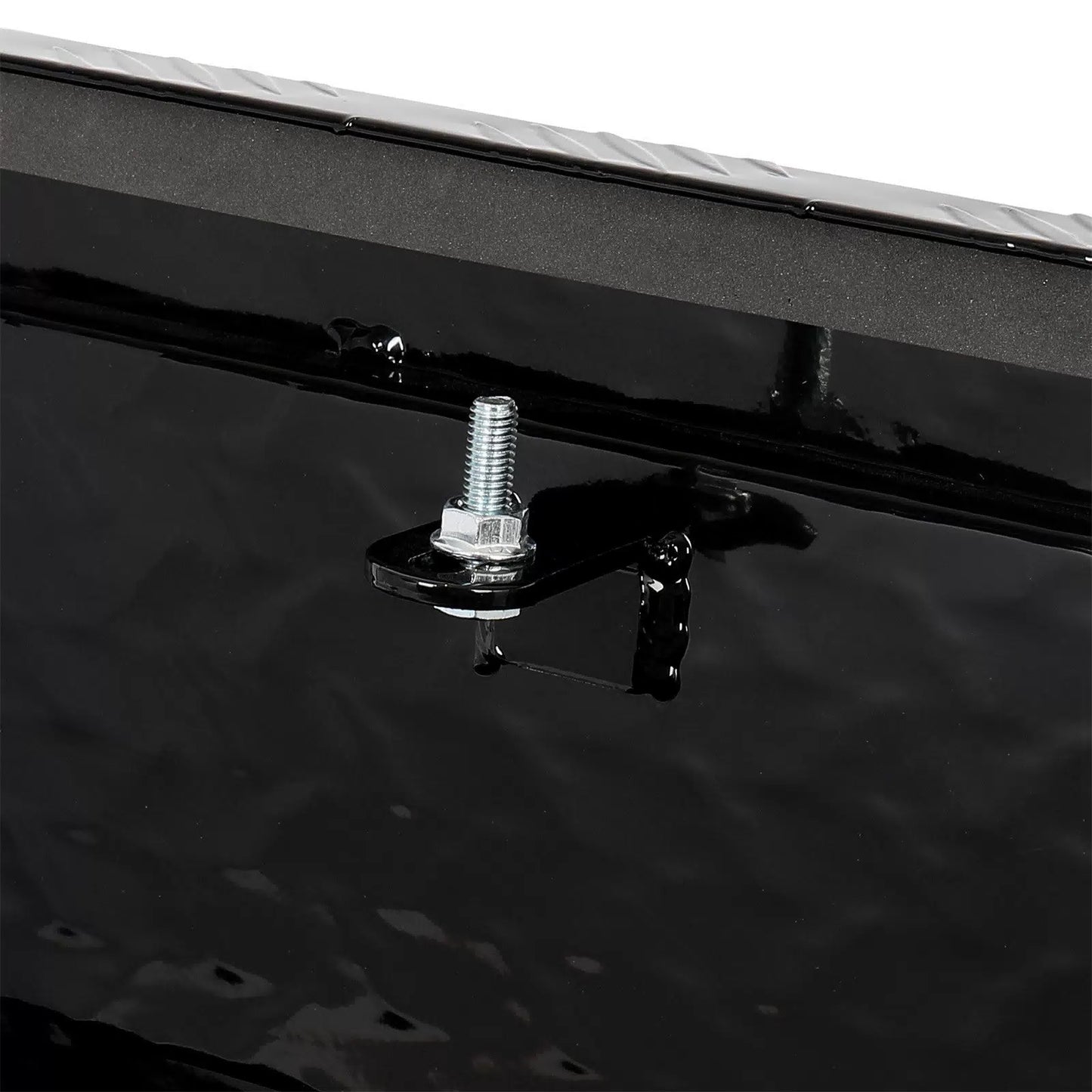39"*13"*10" ALUMINUM PICKUP TRUCK TRUNK BED TOOL BOX TRAILER STORAGE BLACK [11]