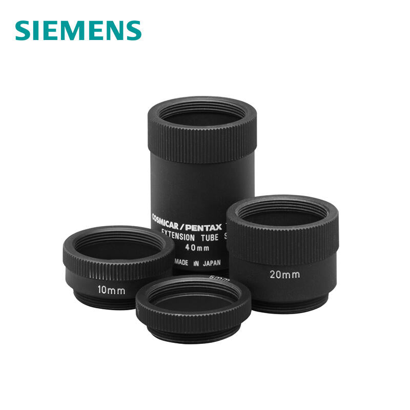 Siemens intermediate ring kit 0.5, 1, 5, 10, 20, 40mm aperture; 31mm diameter with C-type thread, used to screw into the lens and the camera, located in the distance; 6GF90011BU