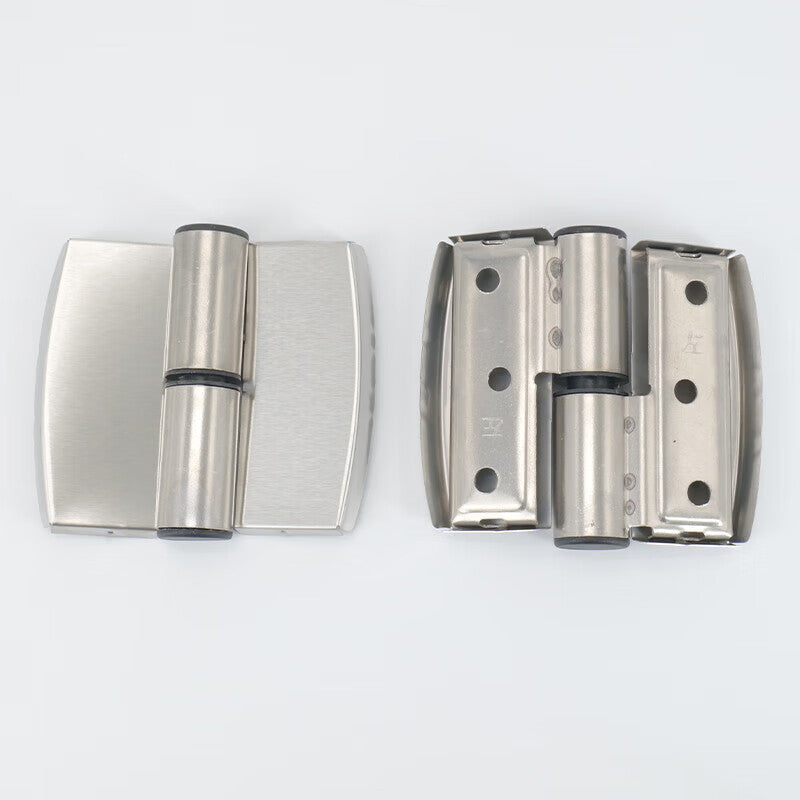 Masford Stainless Steel Partition Hinges, Public Toilet/Restaurant Self-closing Door Removable Hinges, Right Side Stainless Steel, 2 Pieces