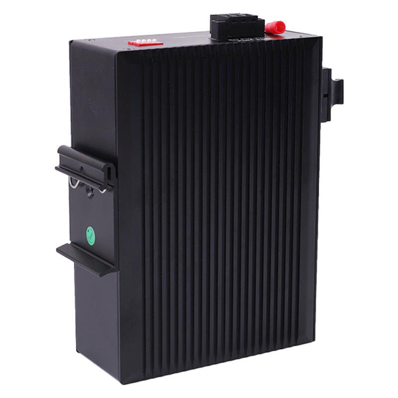 LonHand Industrial Ethernet Switch DIN Rail Type 100M 4 Electrical Ports 1 Optical Port Plug and Play USR-SDR041