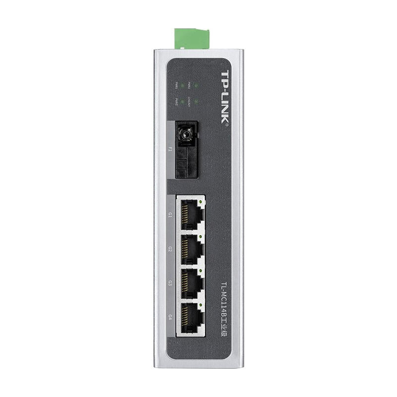 TP-LINK/Pu Lian industrial grade fiber optic transceiver, 100M single mode single fiber, 20KM, 1, 100M, SC port, 1, 100M, RJ45 port; TL-MC114B industrial grade