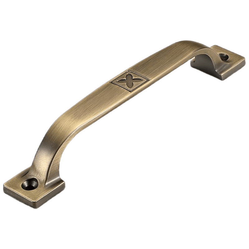 Pangu Precision New Chinese Style Sliding Door Handle, Wardrobe Surface Mounted Drawer Handle 5811-Antique Bronze 162mm