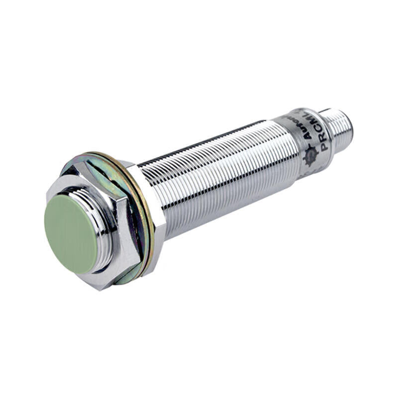 Autonics inductive cylindrical proximity switch 3-wire M12 connector detection distance 5mm NPN; PRCML18-5DN2