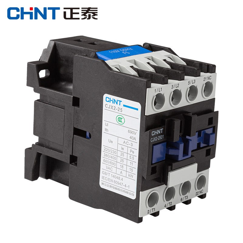 Chint CJX2-2501 25A 110V AC Contactor Relay