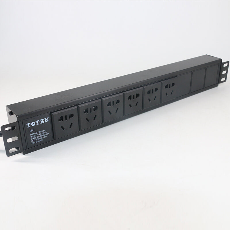 Totem TOTEN 6-Bit 10A Industrial Power PDU with 3m Cable