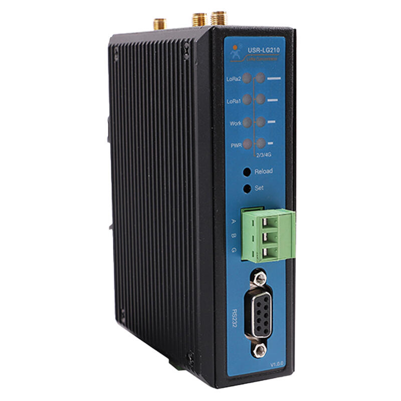 Someone (LonHand) lora wireless gateway RS232/485 remote network acquisition 4500m data transmission USR-LG210-L LG210-L-42 (4G version)