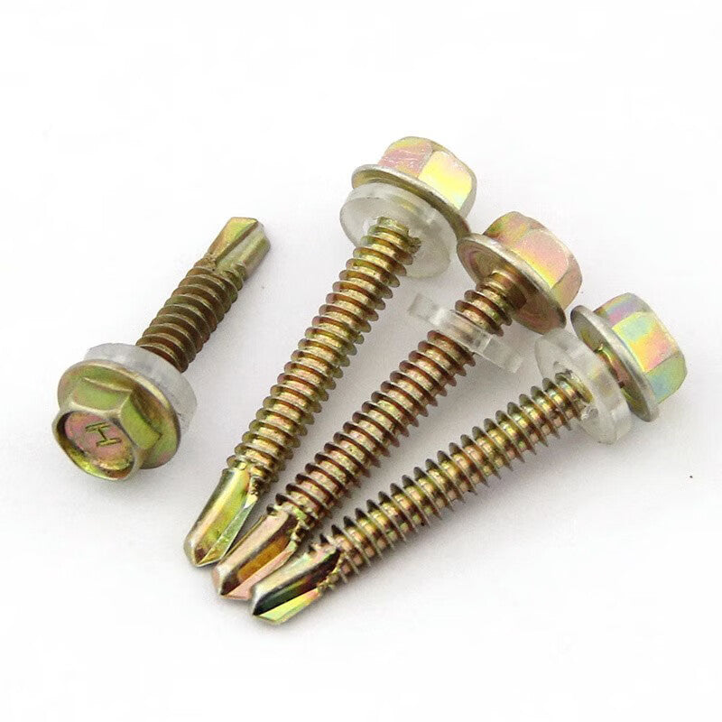 Yonghao Yinghong Hexagonal Self-Drilling Screws, Dovetail Screws, Customizable M4.8*45 (100 pieces) - Price per box