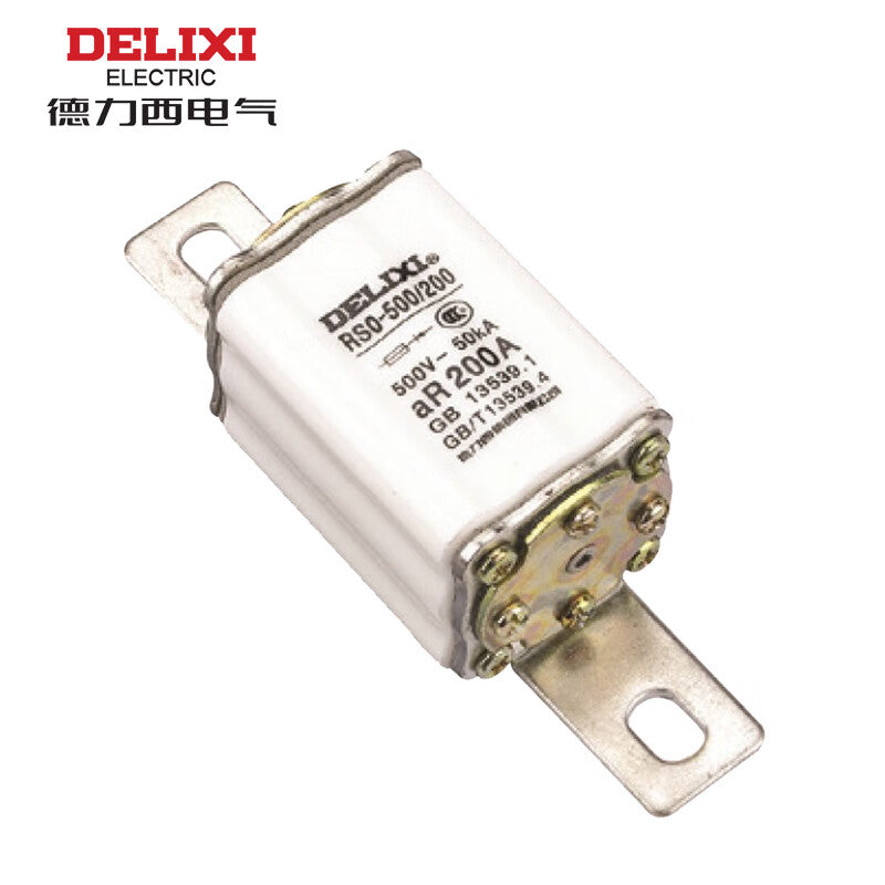 Delixi RS0 knife-shaped 200A 50KA 500VAC RS0500V200T200 fuse body