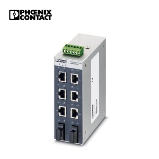 Phoenix wide temperature Ethernet switch; FL SWITCH SFNT 6TX/2FX