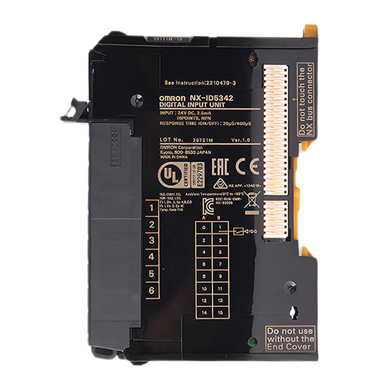 Omron EtherCAT slave terminal, digital input unit NPN; NX-ID5342