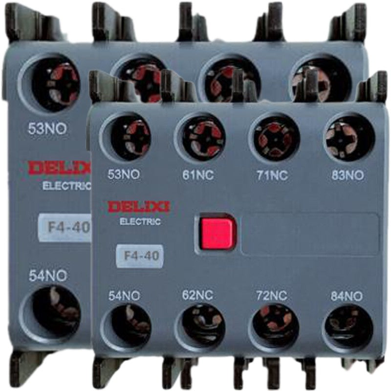 DELIXI ELECTRIC contactor F4-40 top auxiliary contact RoHS/can be customized