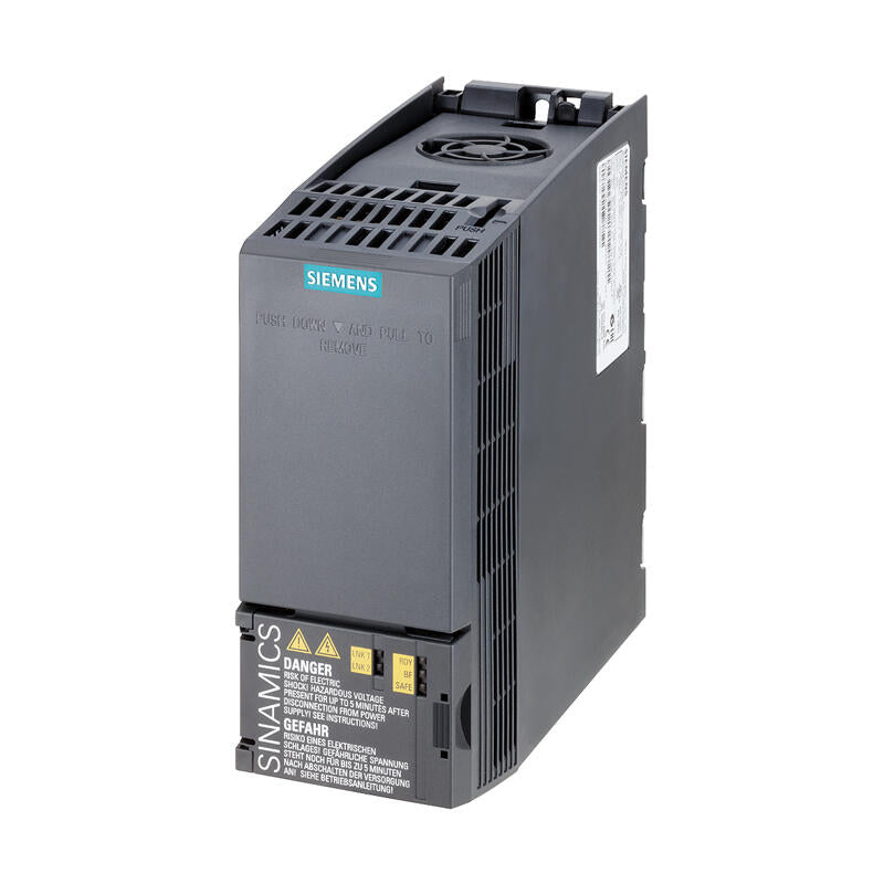 Siemens integrated inverter, with built-in Class A filter, light load 1.1kW/heavy load 0.75kW AC380-480V; 6SL3210-1KE13-2AF2