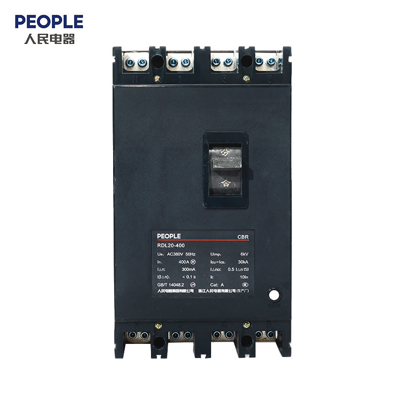 People's Electric RDL20 Series 315A 500mA Leakage Protection Switch