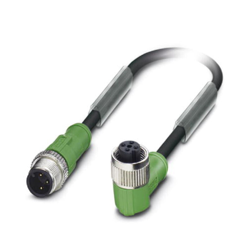 Phoenix sensor/actuator cable; SAC-3P-M12MS/ 0,3-PUR/M12FR B