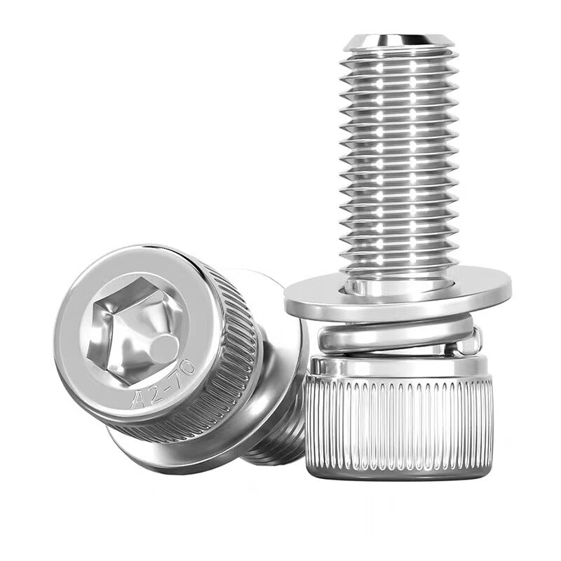 Hurricane 304 Stainless Steel Socket Head Screw Set Unit: Set M6*10