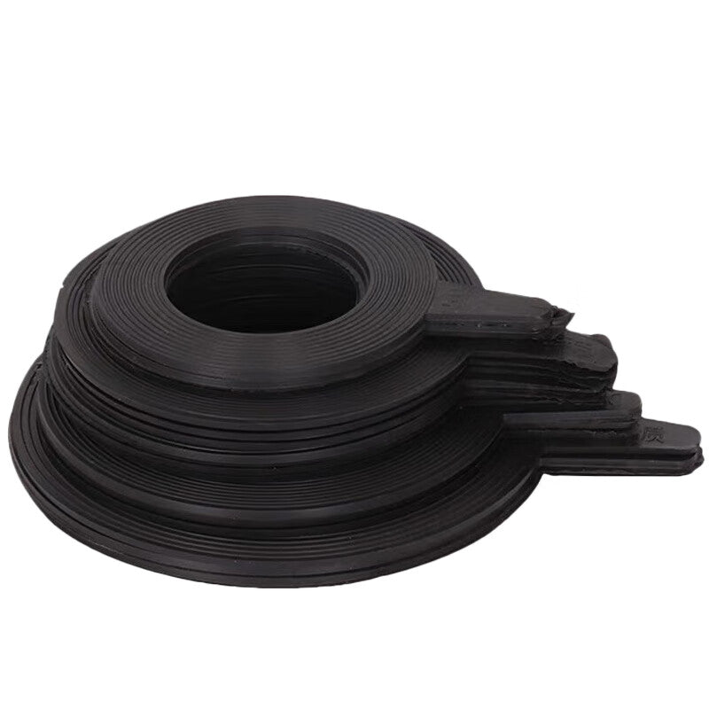 Xuncheng sealing gaskets, rubber flange gaskets. Unit: piece. DN150 with corrugated waterline, 3mm.