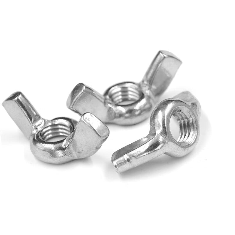 Juwei Stainless Steel Wing-Shaped Collar Nut M4 (1 piece, 304 Stainless Steel)