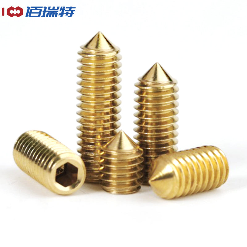 Bairuit brass set screws, M3*4mm, 10 pieces.