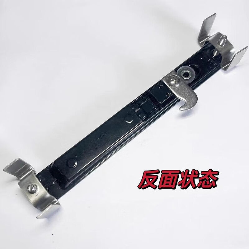 Thousand-speed wheel old-style 90-type door and window hook lock M-type latch window sliding door strip single-sided hook silver