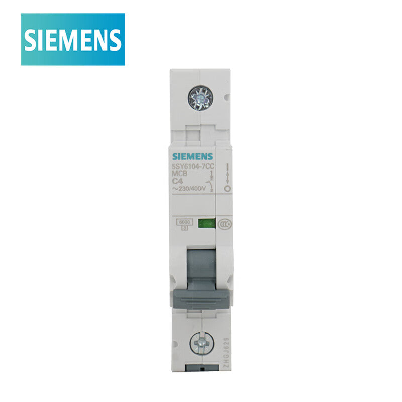 Siemens circuit breaker 5SY6104-7CC Type C 4A 1P 6KA single in and single out air switch main circuit breaker
