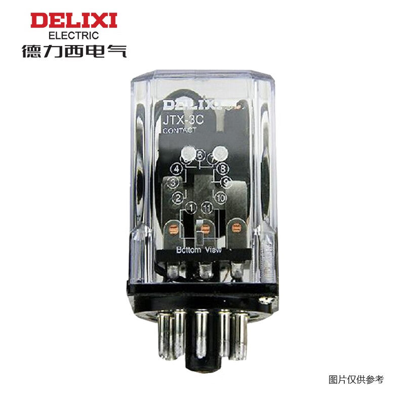 Delixi JTX small 10A 3NO+3NC without light 36VAC JTX3C intermediate relay