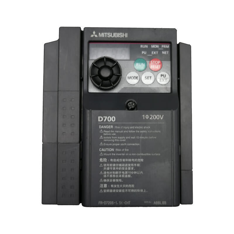 Mitsubishi Electric simple inverter 1.5kW single phase AC200-240V; FR-D720S-1.5K-CHT