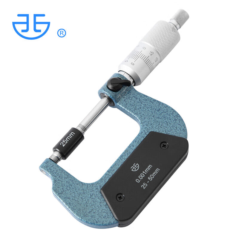 Northwest China, Qinghai Province, Micrometer, Parallax-free Outside Micrometer, Alloy Inlaid, High Precision 0.001mm, 112-01-110/Measuring Range 0-25mm