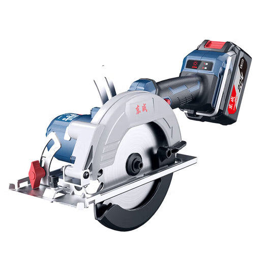 DCM Y140BM 20V Rechargeable Brushless Circular Saw, 20V 140MM, 2x4.0AH BATTERY, CHARGER, 14.0 x 7.5 x 1.2 inches