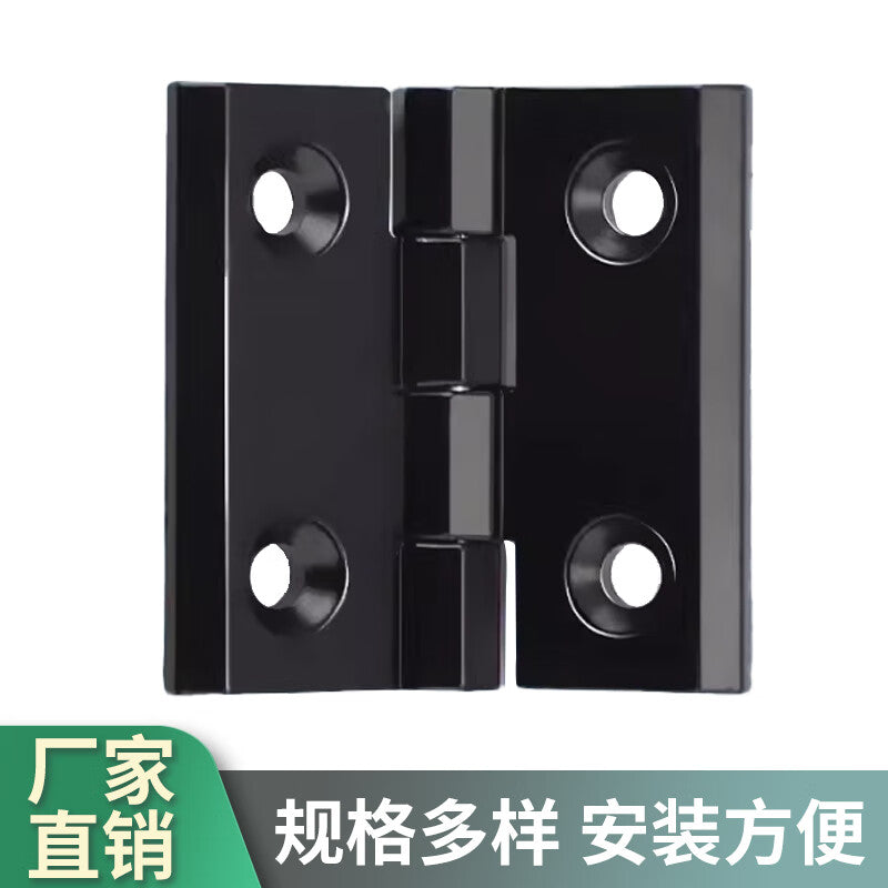 Deqi electrical distribution box/cabinet door hinges, zinc alloy hinges, cabinet door hinges, machine tool industrial hinges, black, 60*60*6mm