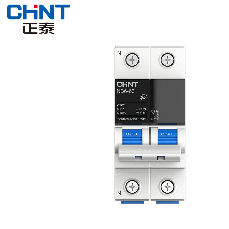 Chint Circuit Breaker NB6-63 1P+N Series C20