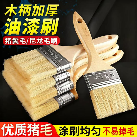 Saint-Gobain paintbrushes, non-shedding boar bristle brushes, soft brown bristle paintbrushes, household and industrial paintbrushes.