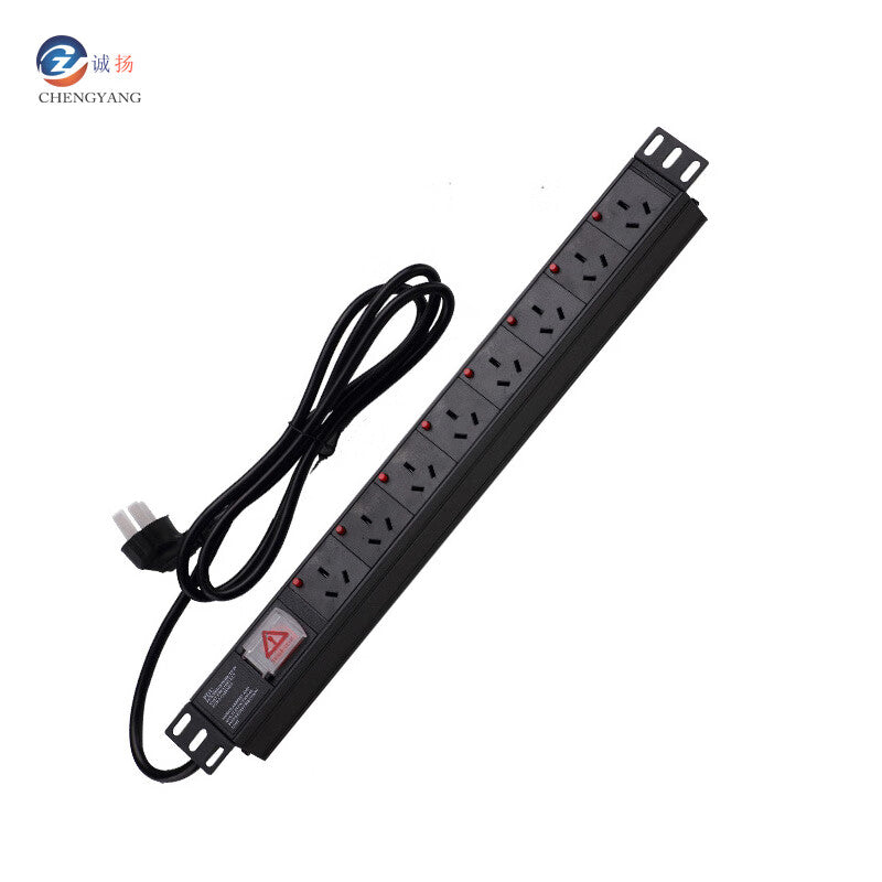 Chengyang network cabinet wall cabinet switch cabinet weak current monitoring small cabinet 6-bit 10A dedicated PDU power supply