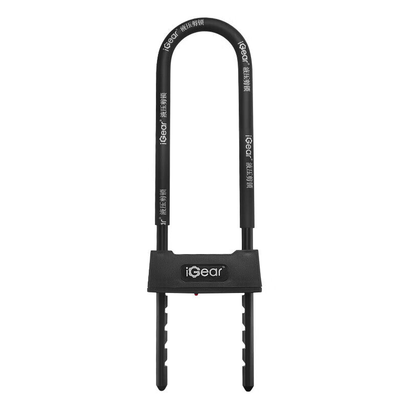 iGear U-lock office double-opening glass door lock, C-level lock cylinder, anti-pry, anti-cutting padlock, anti-theft electric motorcycle lock.