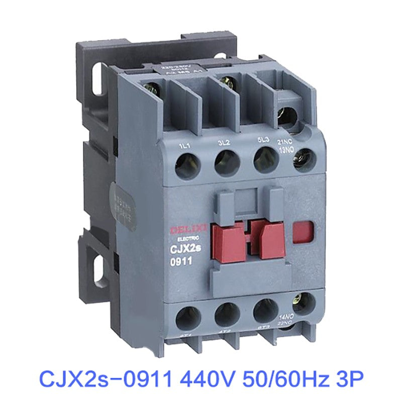 Delixi customized AC contactor CJX2s-0911 440V 50/60Hz 3P delivery period 15 days, customized models are not returnable