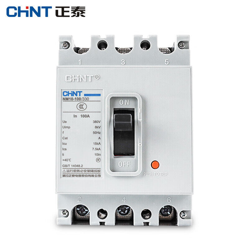 Chint NM10-100/330-80A Plastic Case Circuit Breaker 3P