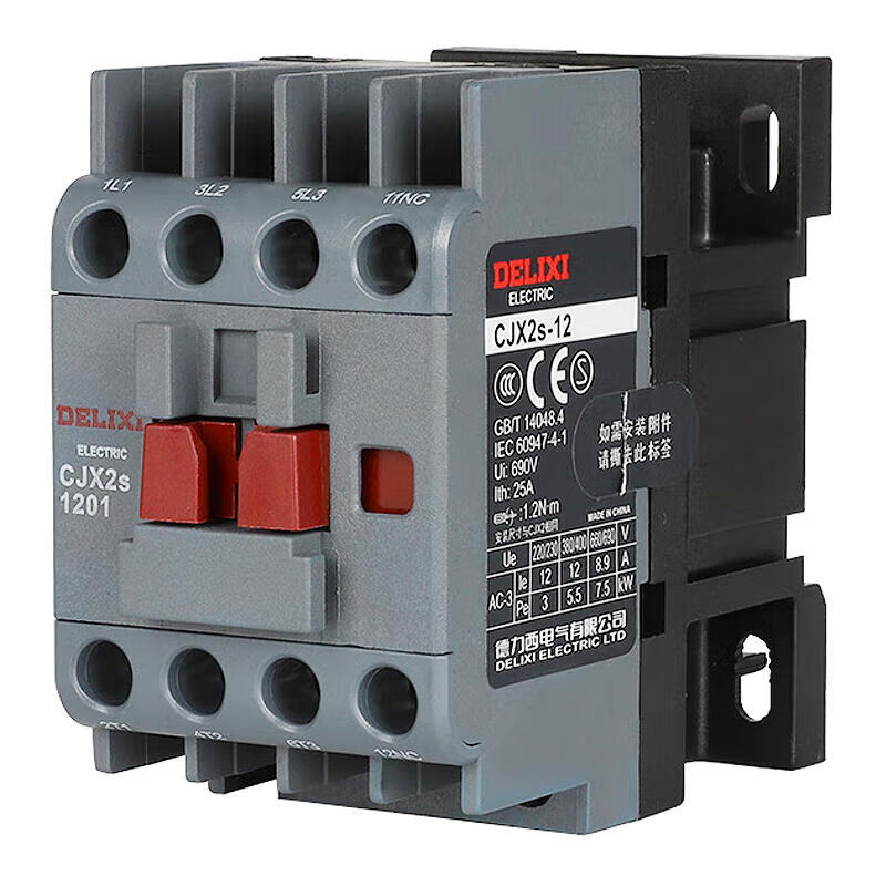 Delixi Electrical AC contactor; CJX2s-1201 380V/400V 50Hz