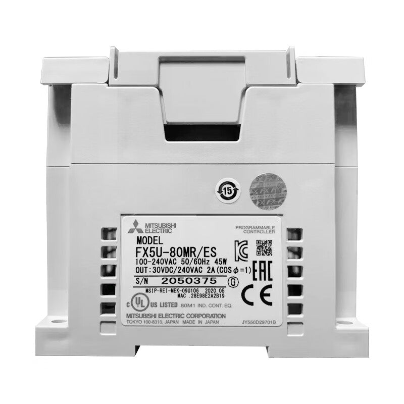 Mitsubishi Electric CPU module; FX5U-80MR/ES